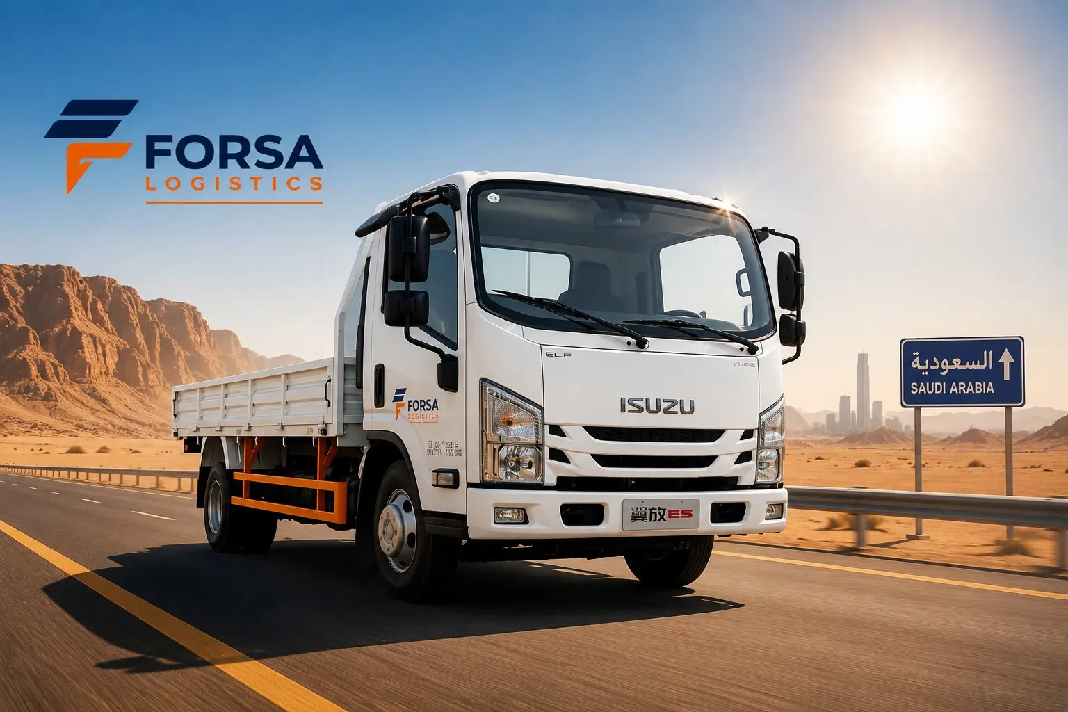 Dyna 4M — Agile light-duty truck ideal for city deliveries and short-haul urban logistics across Saudi Arabia.